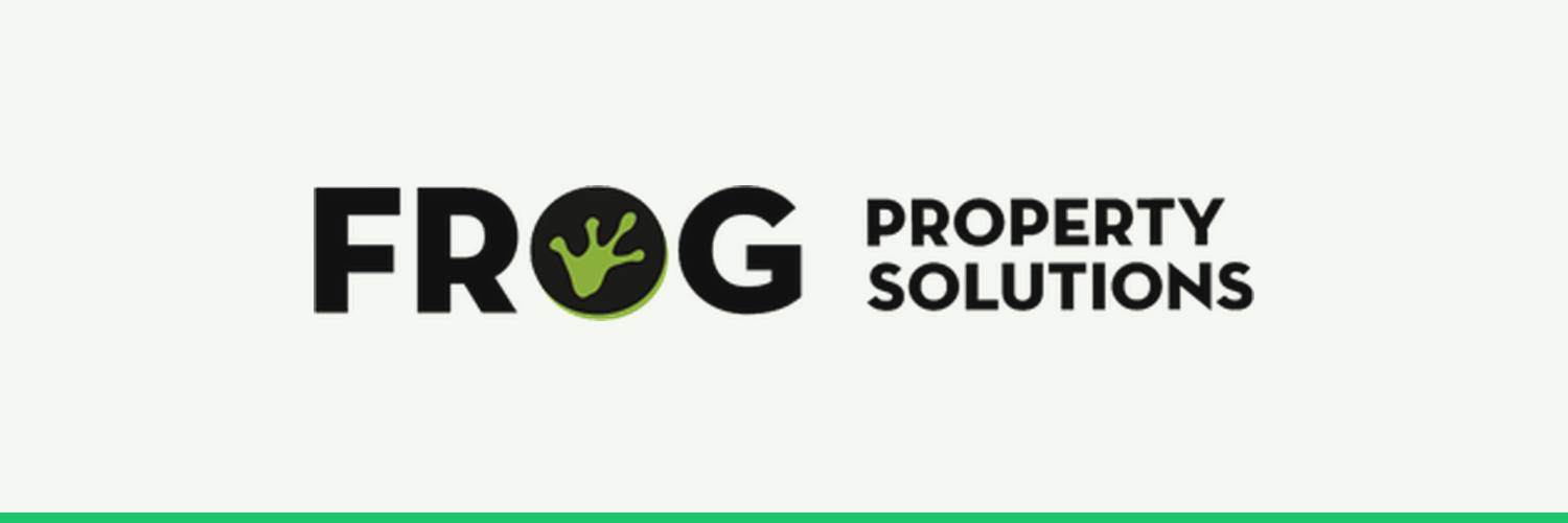 Frog Property Solutions logo - house washing and property maintenance in Auckland