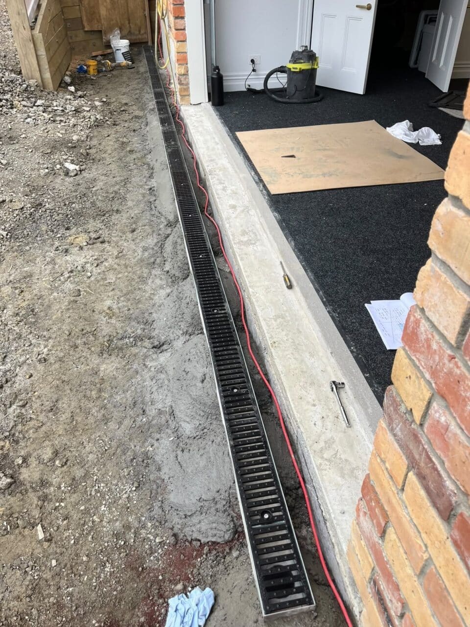 Pipeline Plumbing & Drainage - channel drain installation in Auckland